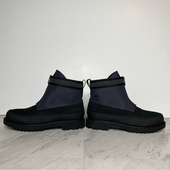 New! Timberland Heritage Front Zip Black Boot 9 - Picture 7 of 16